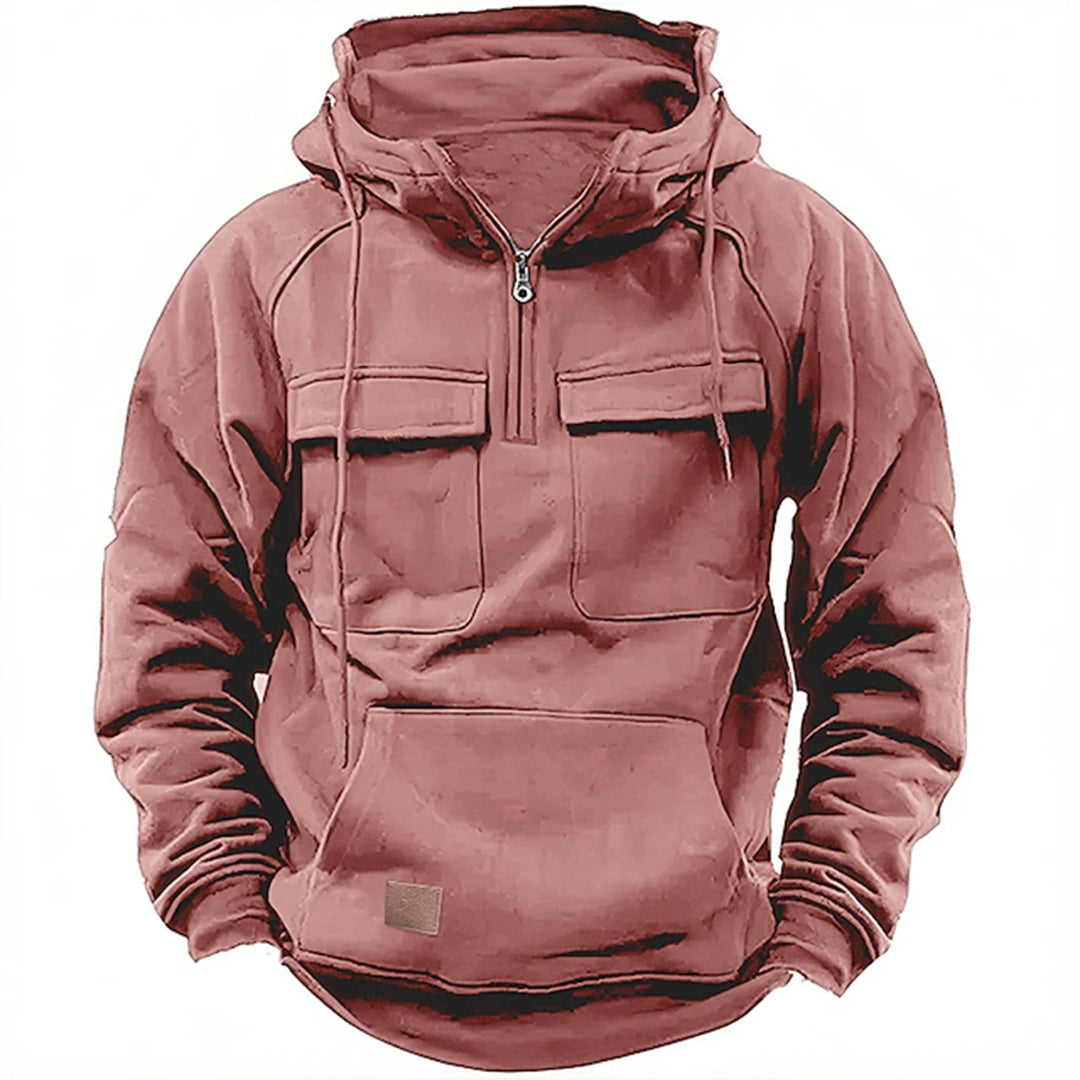 Herren lässiger Kapuzenpullover mit praktischen Taschen und modernem Schnitt Echoarchiv