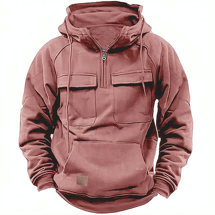 Herren modischer Kapuzenpullover mit praktischen Taschen Echoarchiv