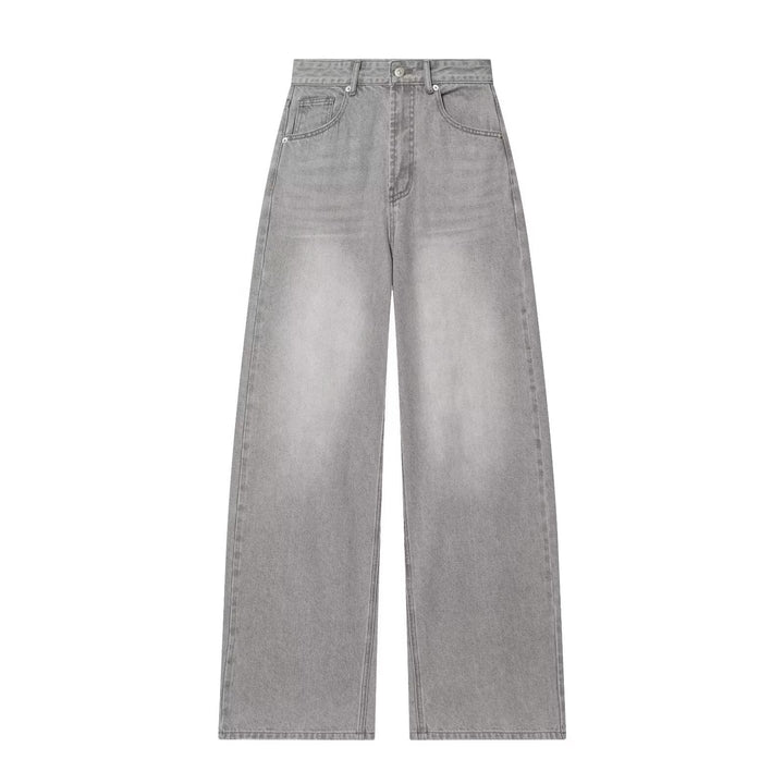 Damen Weite Highwaist-Culottehose mit Five-Pocket-Design und fließender Leinenoptik Echo Archiv