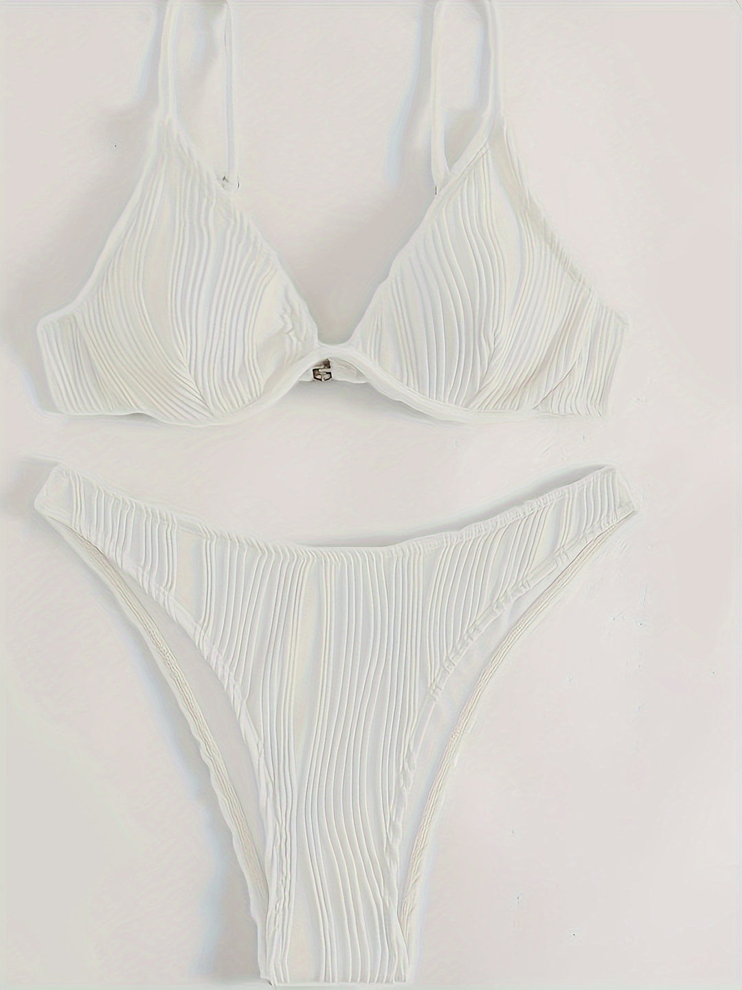 Damen Bikiniset mit elegantem Faltenmuster Echo Archiv