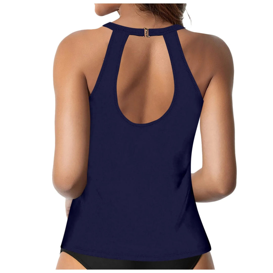 Damen Sportliches Tankini-Oberteil mit modischem Rückenausschnitt Echo Archiv