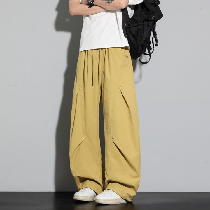 Damen Weite Lagen-Loungehose mit Cargo-Details & elastischem Tunnelzug Echoarchiv