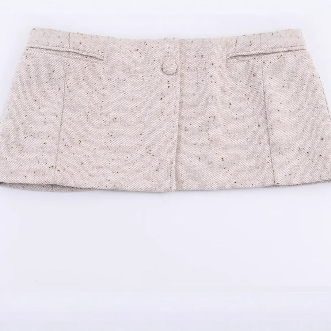 Damen Struktur-Tweedblazer mit Shapingnähten, Pattentaschen und bezogenen Knöpfen Echo Archiv