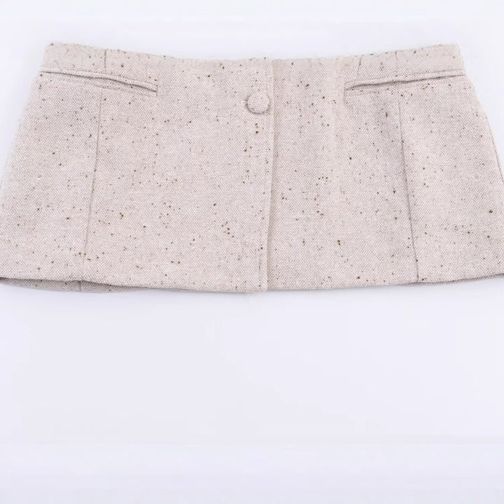 Damen Struktur-Tweedblazer mit Shapingnähten, Pattentaschen und bezogenen Knöpfen Echo Archiv