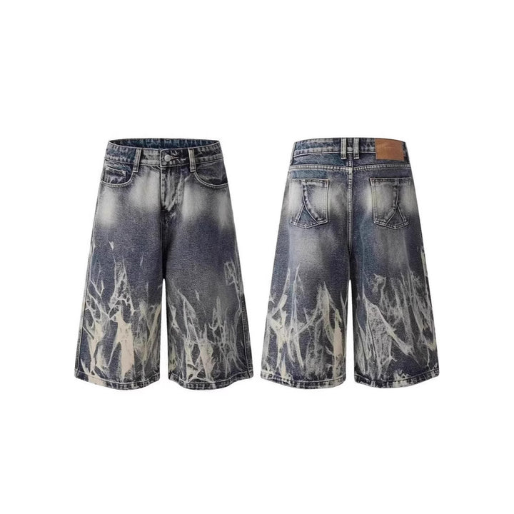 Herren modische Baggy-Shorts im Used-Look Echoarchiv