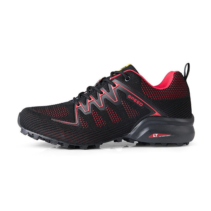 Herren nan Offroad-Laufschuh mit atmungsaktivem Strickoberteil, griffiger Multiterrain-Laufsohle und stabiler Fersenführung Echo Archiv