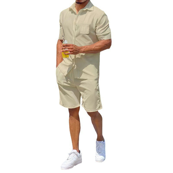 Herren lässiger Kurzoverall mit praktischen Taschen Echoarchiv