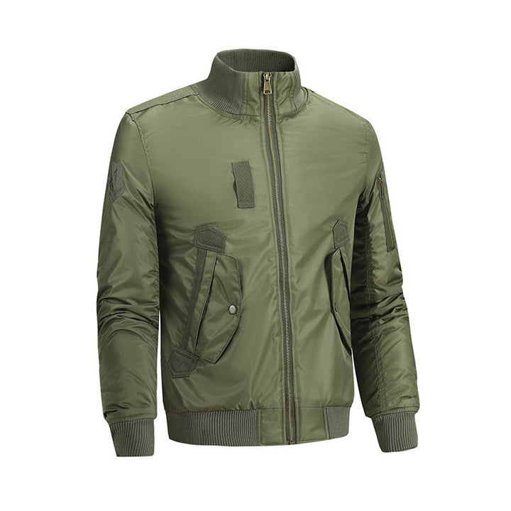 Herren Modische Bomberjacke mit Utility-Taschen Echo Archiv