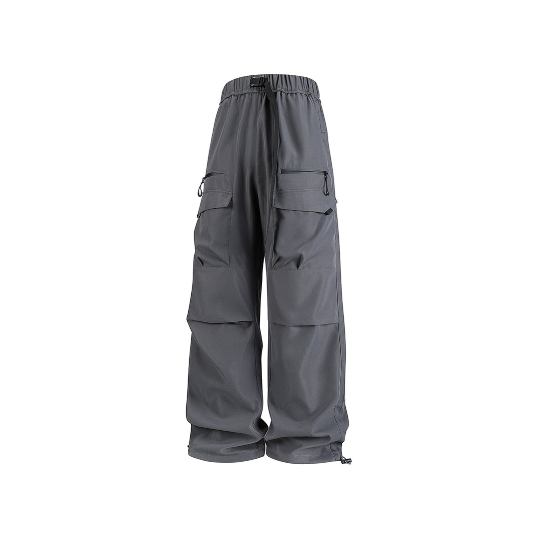 Herren Weite Utility-Cargohose mit verstärkten Kniepassen, Zipper- und Klappfächern Echo Archiv