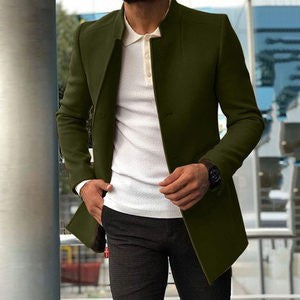 Herren eleganter Freizeitblazer mit modernem Schnitt und innovativen Details Echoarchiv