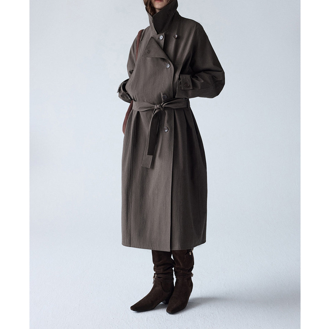 Damen Modische und lässige Jacke mit hohem Kragen Echoarchiv