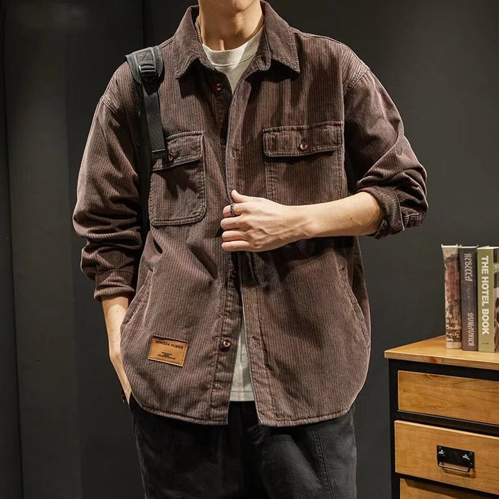 Herren Kordjacke mit Taschen Echo Archiv
