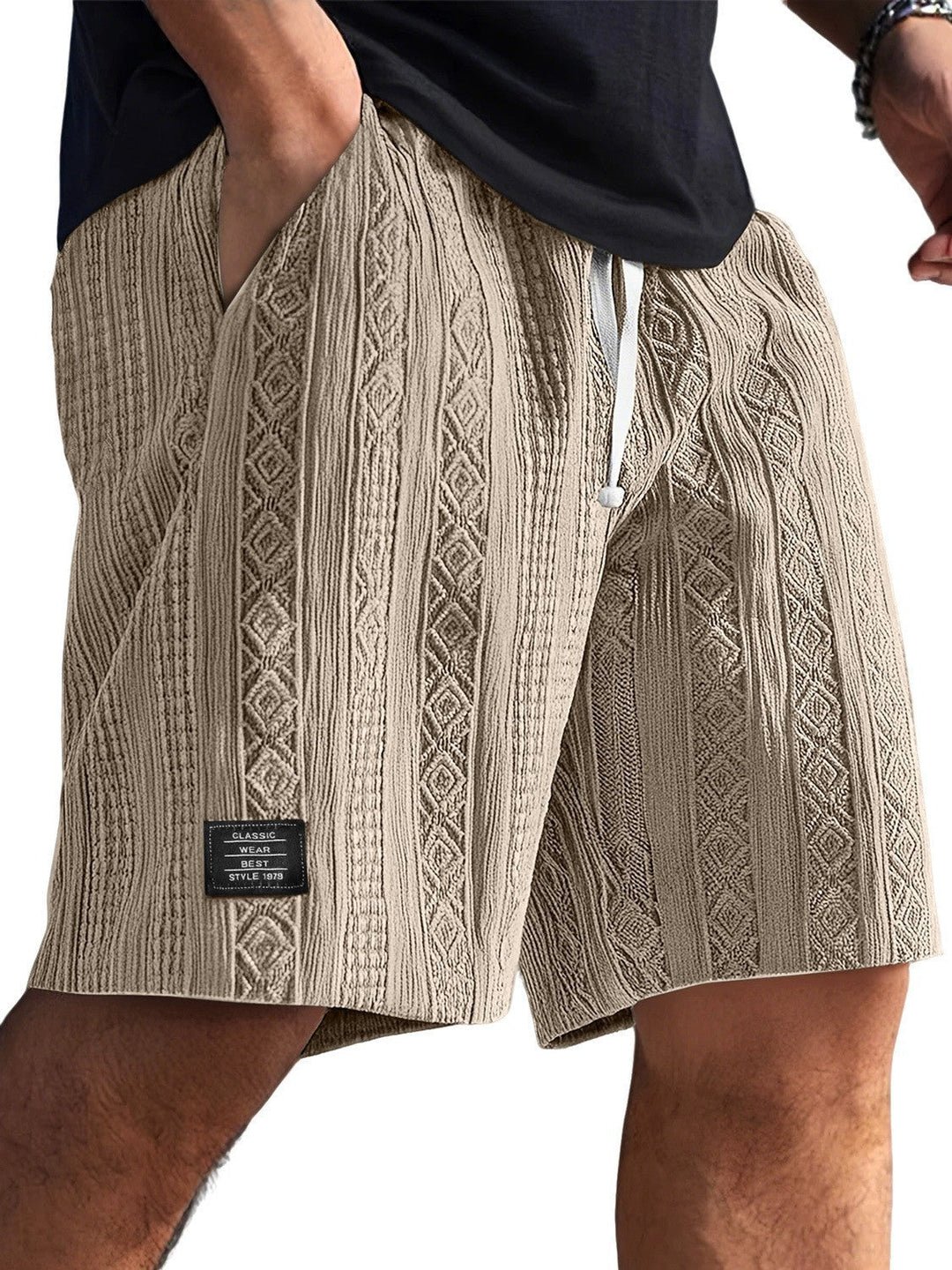 Herren Stilvolle Freizeithosen im lässigen Strickdesign Echoarchiv