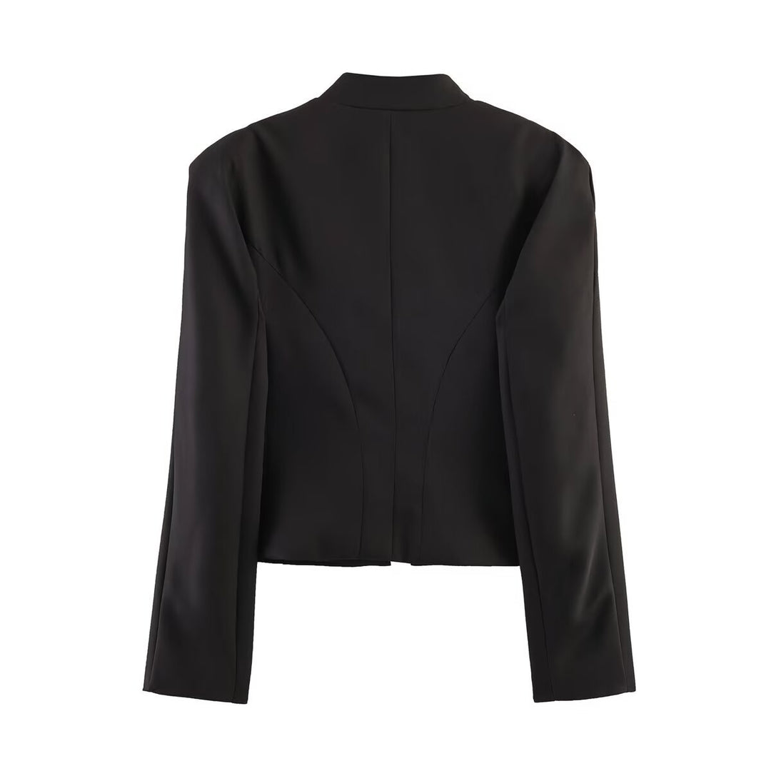 Damen Kurzblazer im Hussarenstil mit Stehkragen und dekorativen Galon-Details Echo Archiv
