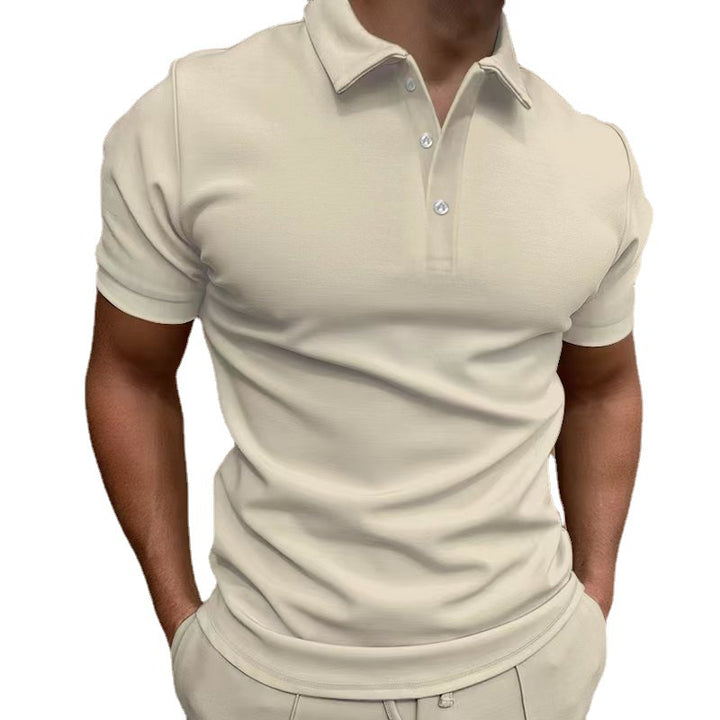Männer leistungsorientiertes Kurzarm Polo-Shirt Echoarchiv