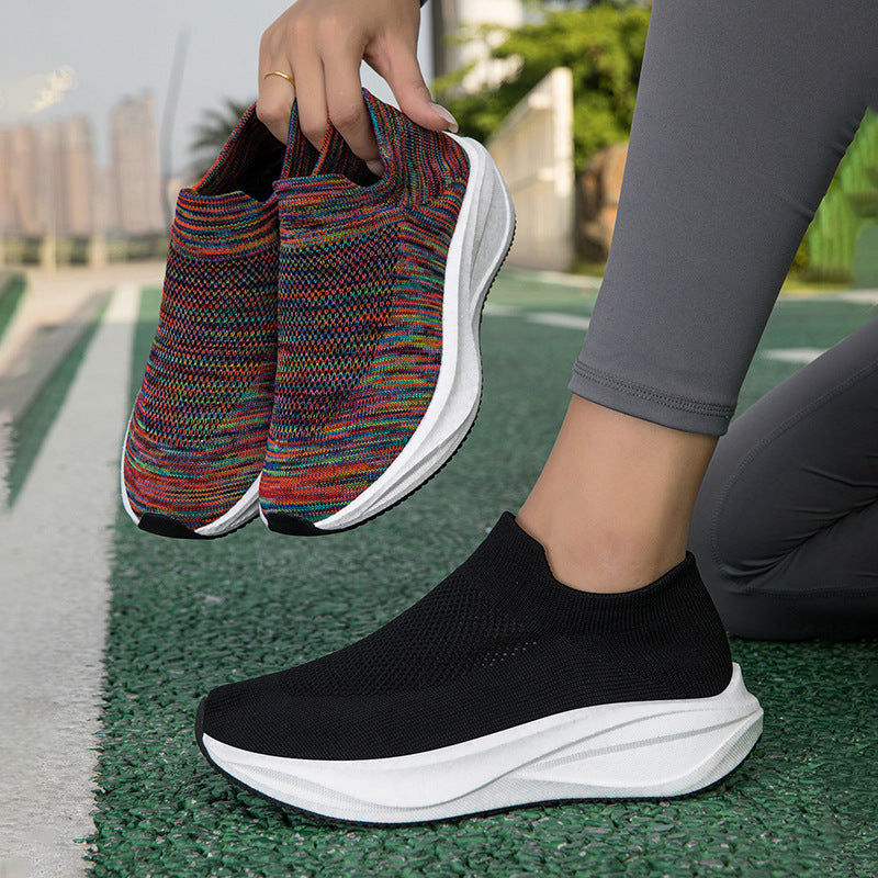 Damen Strick-Slip-On Sneaker mit ergonomischer Komfort-Sohle Echoarchiv
