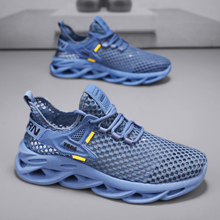 Herren Atmungsaktiver Knit-Sneaker mit elastischem Einstieg und skulpturaler Hohlkammer-Sohle Echoarchiv