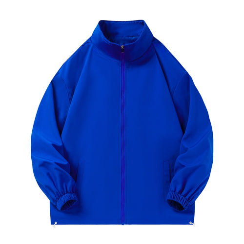 Unisex Leichte Windjacke mit hochabschließendem Stehkragen, Elastikbündchen & verstellbarem Kordelzugsaum Echo Archiv