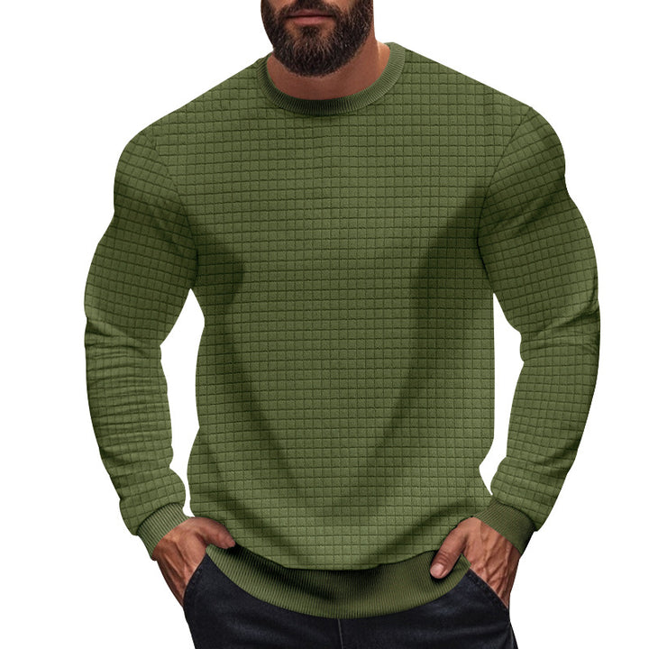 Herren strukturiertes Sweatshirt mit modernem Schnitt und hohem Tragekomfort Echoarchiv