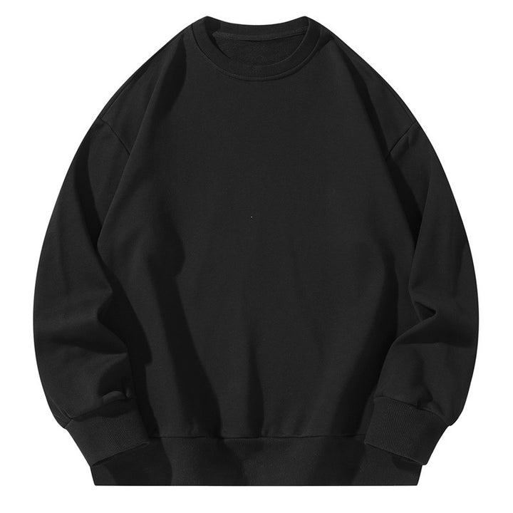 Unisex Oversize-Sweatshirt mit Rundhalsausschnitt, überschnittener Schulter und geripptem Saum Echoarchiv