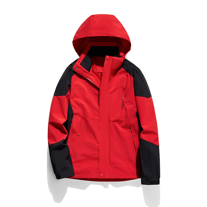 Damen zweilagige Softshell‑Outdoorjacke mit abnehmbarem Fleece‑Innenlayer und Kapuze Echoarchiv