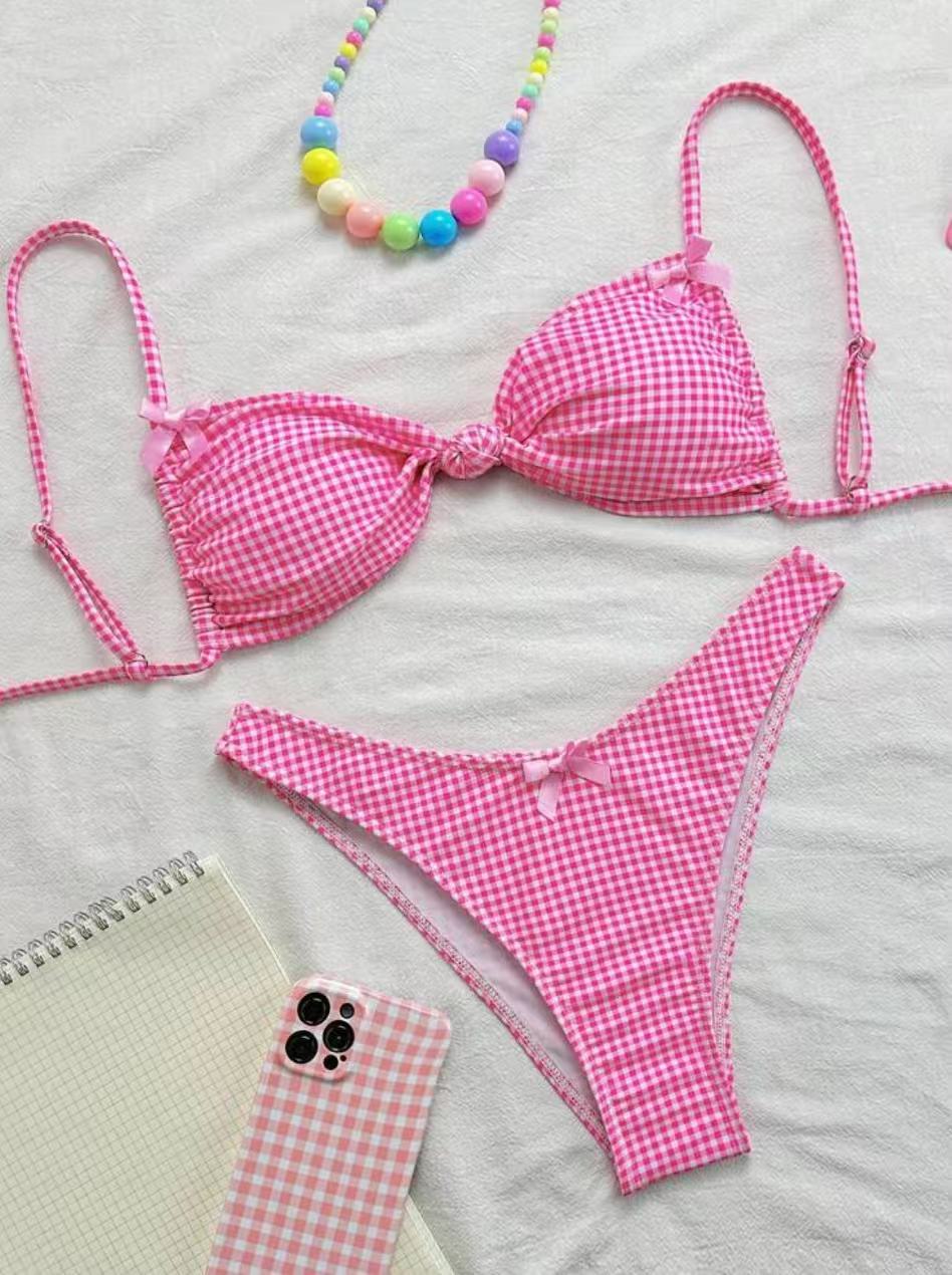 Damen Bikini-Set mit Rüschendetails und verstellbaren Trägern Echo Archiv