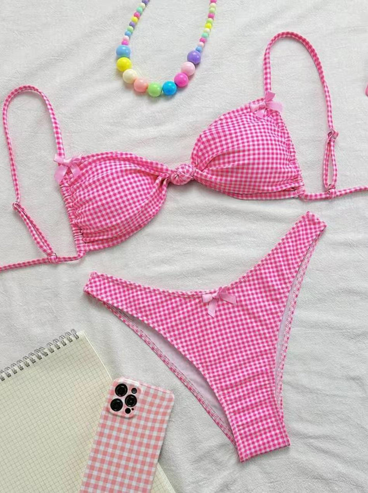Damen Bikini-Set mit Rüschendetails und verstellbaren Trägern Echo Archiv