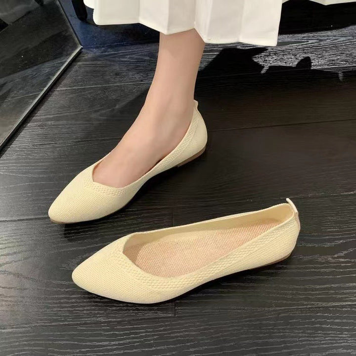 Damen elegante und atmungsaktive Ballerinas mit flexiblem Fußbett Echoarchiv