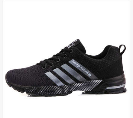 Herren leichte Strick-Running-Sneaker mit integrierter Fersen-Luftkammer und griffiger Trailsohle – Norré