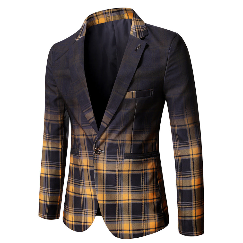 Herren modischer Karoh-/Blazer Echoarchiv