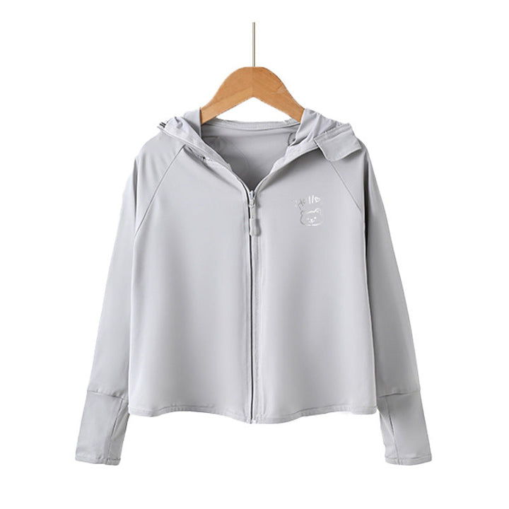 Damen Leichte Kapuzenjacke mit verspieltem Motiv Echo Archiv