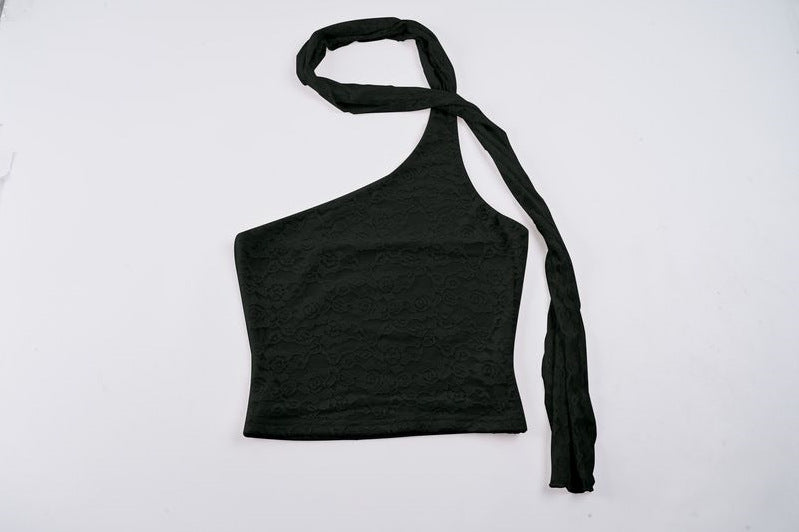 Damen asymmetrisches Top mit schickem Halsteil Echo Archiv
