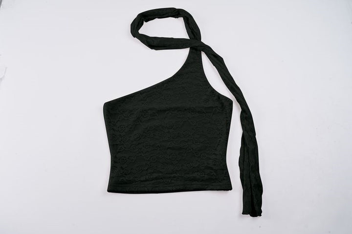 Damen asymmetrisches Top mit schickem Halsteil Echo Archiv
