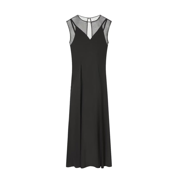 Damen Maxikleid mit eleganter Transparenz Echo Archiv