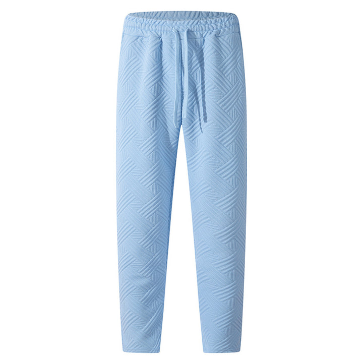 Herren bequeme Freizeithose mit modernem Strukturdesign Echoarchiv