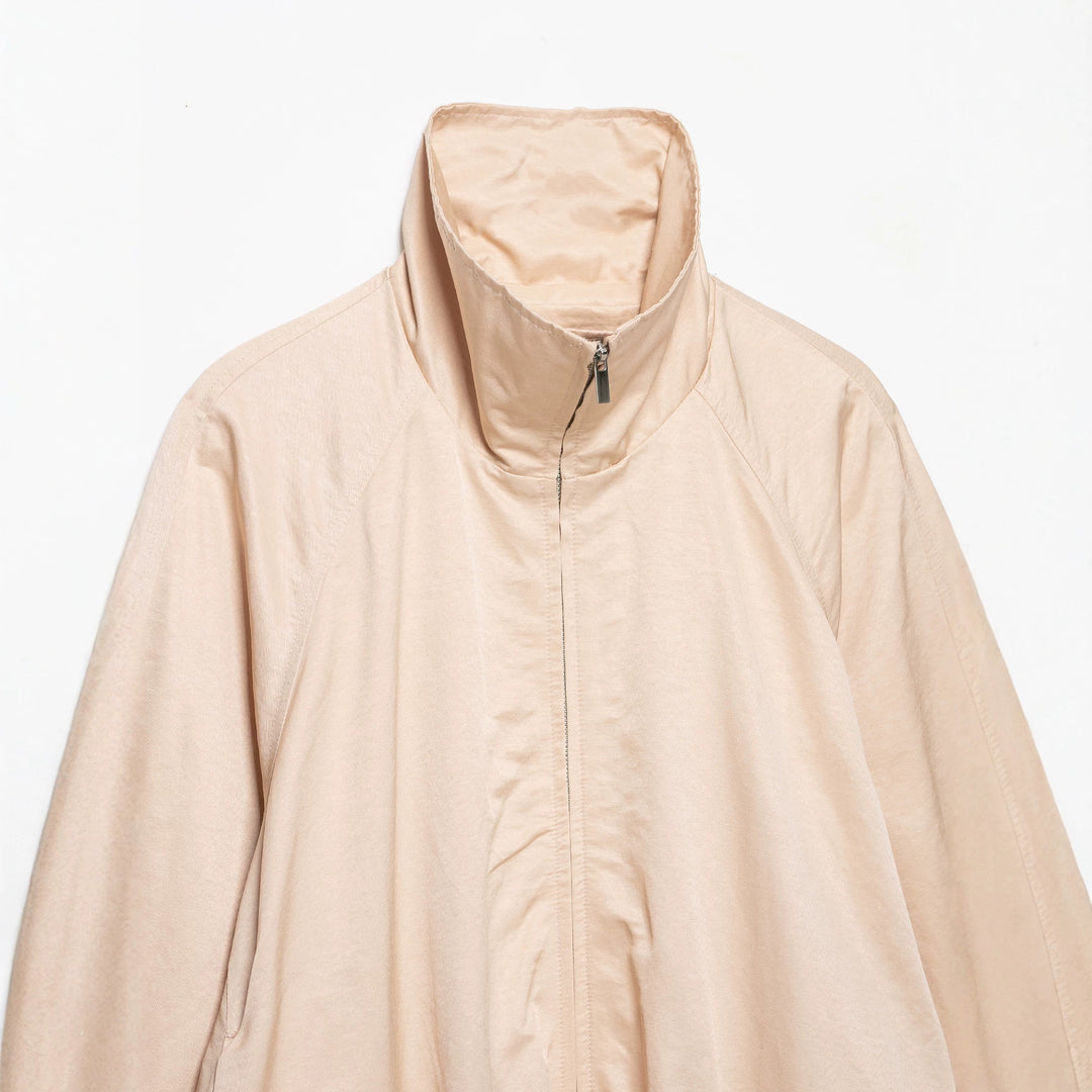 Damen Oversize-Übergangsjacke mit hohem Stehkragen und elastischem Saum Echoarchiv