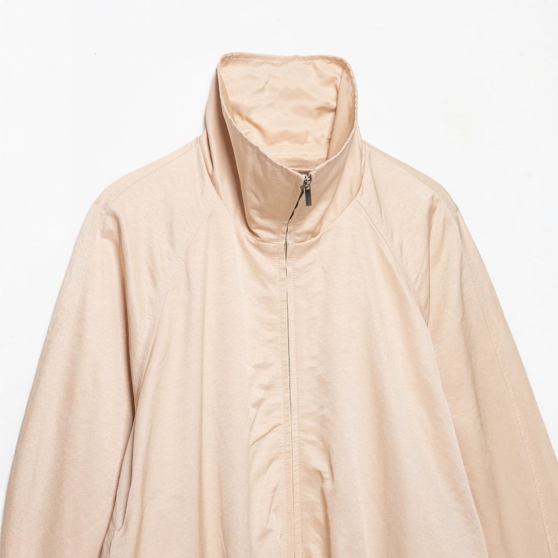 Damen Oversize-Übergangsjacke mit hohem Stehkragen und elastischem Saum Echoarchiv