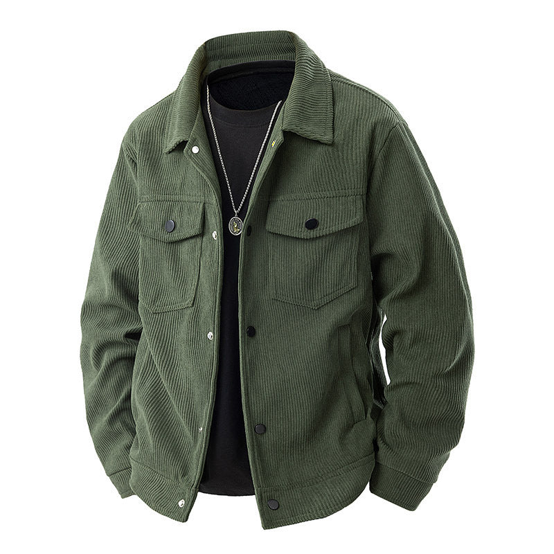 Herren Komfortable Cordjacke Echo Archiv