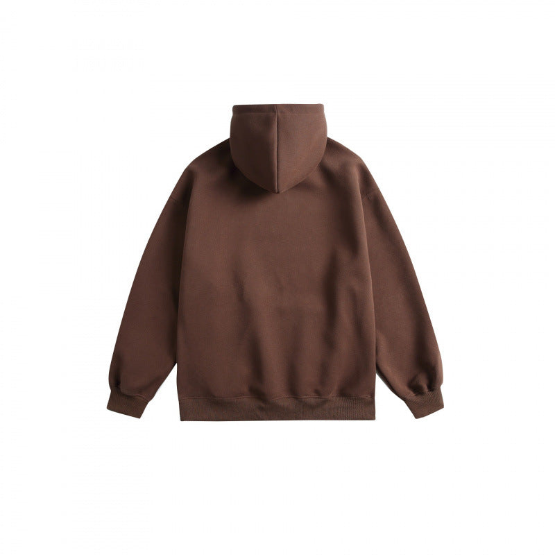 Unisex Oversize-Kapuzenpullover mit College-Print und Kängurutasche Echo Archiv
