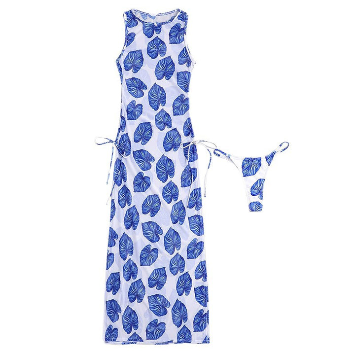 Damen Sommerliches Maxikleid mit floralen Mustern Echo Archiv