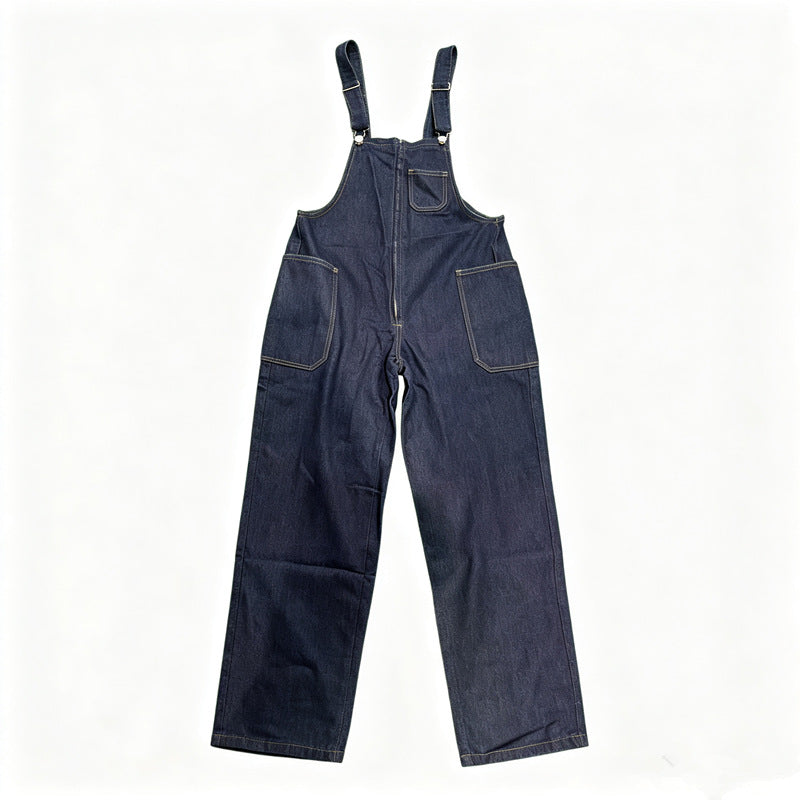 Herren Modische Denim-Latzhose Echoarchiv