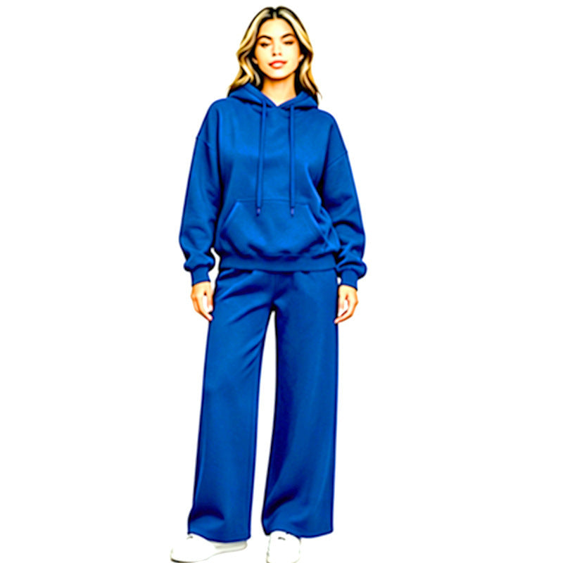 Damen Bequemer Oversized Hoodie mit weiten Jogginghosen Echoarchiv