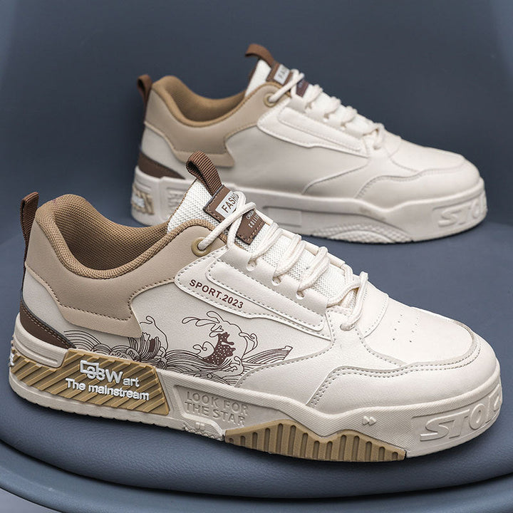 Damen Sportliche Sneakers mit kunstvollem Grafikdesign und rutschfester Sohle Echo Archiv