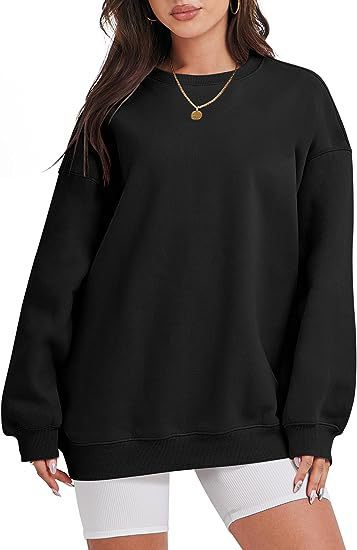 Damen nan extraweites Oversize-Sweatshirt mit überschnittener Schulter und angerautem Innenfutter Echo Archiv