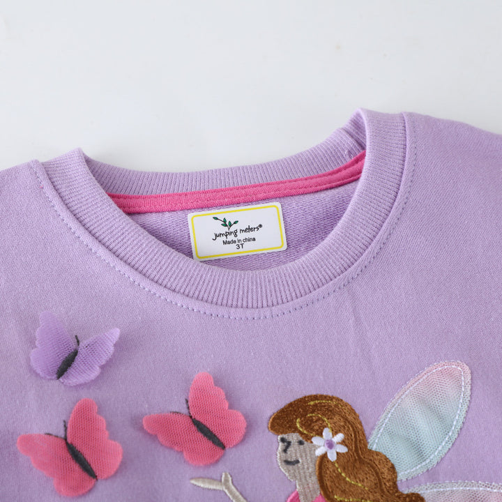 Mädchen Sweatshirt mit verzaubertem Feen- und Schmetterlingsdesign Echo Archiv