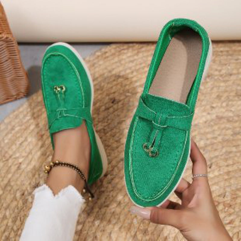 Damen nan bequeme Slip-On Loafer mit dekorativem Quastenbesatz und ergonomischer Gummisohle Echo Archiv