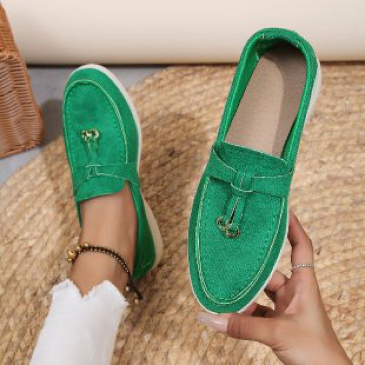 Damen nan bequeme Slip-On Loafer mit dekorativem Quastenbesatz und ergonomischer Gummisohle Echo Archiv