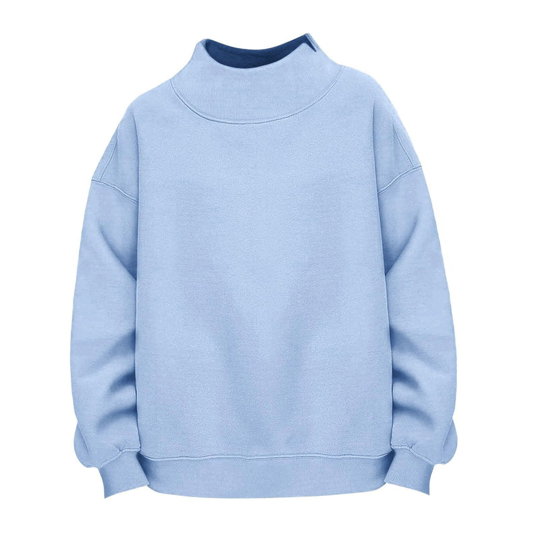 Damen Lässiges Funnel-Neck Sweatshirt im Oversize‑Schnitt mit überschnittener Schulter Echo Archiv