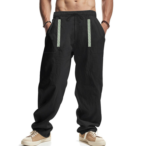 Herren Freizeithose mit elastischem Bund und funktionalen Taschen Echoarchiv