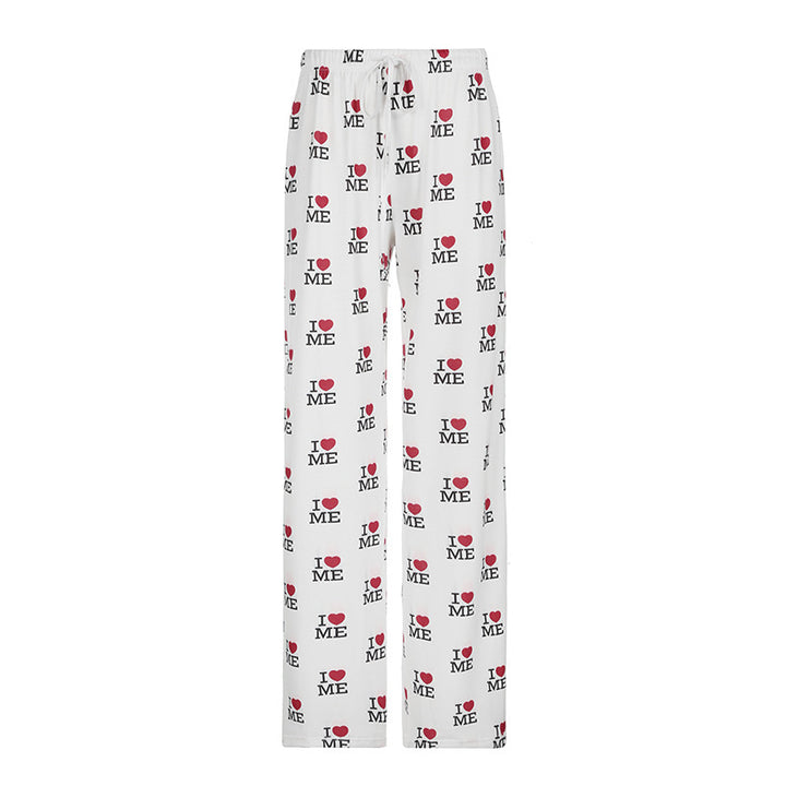 Damen Bequeme Lounge-Hosen mit einzigartigem Motiv Echo Archiv